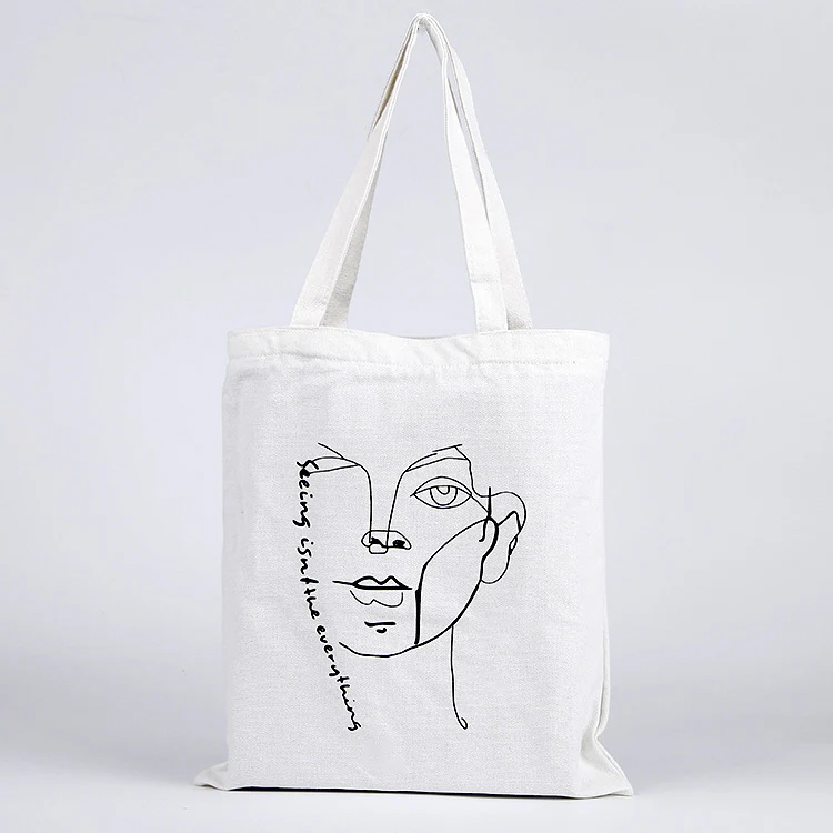 Eco-Friendly Reusable Cotton Tote Bag - Sustainable Shopping Solution - Image 10
