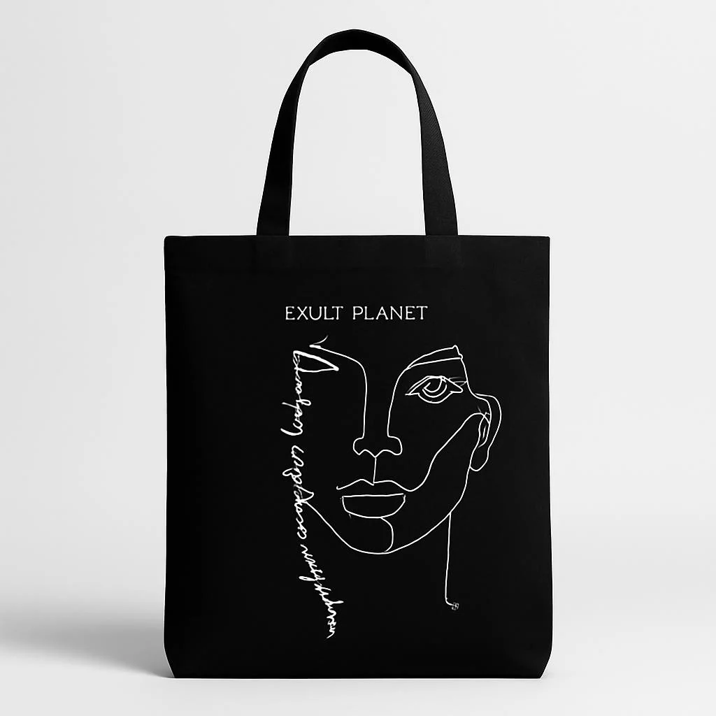 Eco-Friendly Reusable Cotton Tote Bag - Sustainable Shopping Solution - Image 8