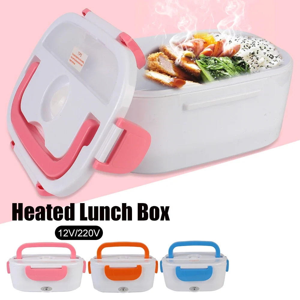 Fast Heating Food container Dinnerware Food Warmer 12V 220V EU Plug Electric Heated Lunch Box Travel Car Work Heating Bento Box - Image 3