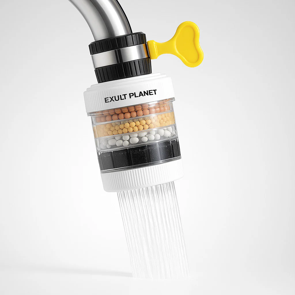 Eco-Friendly Six-Layer Faucet Water Filter