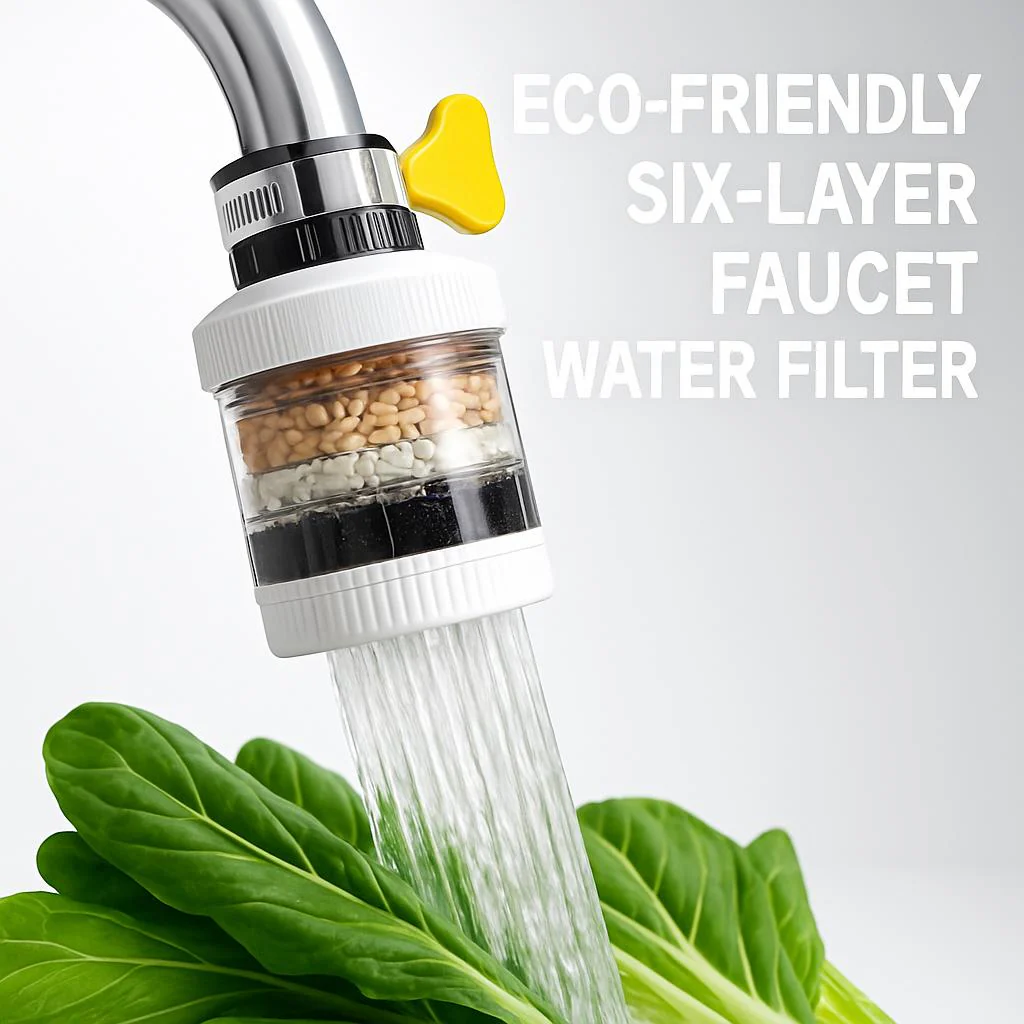 Eco-Friendly Six-Layer Faucet Water Filter - Image 7