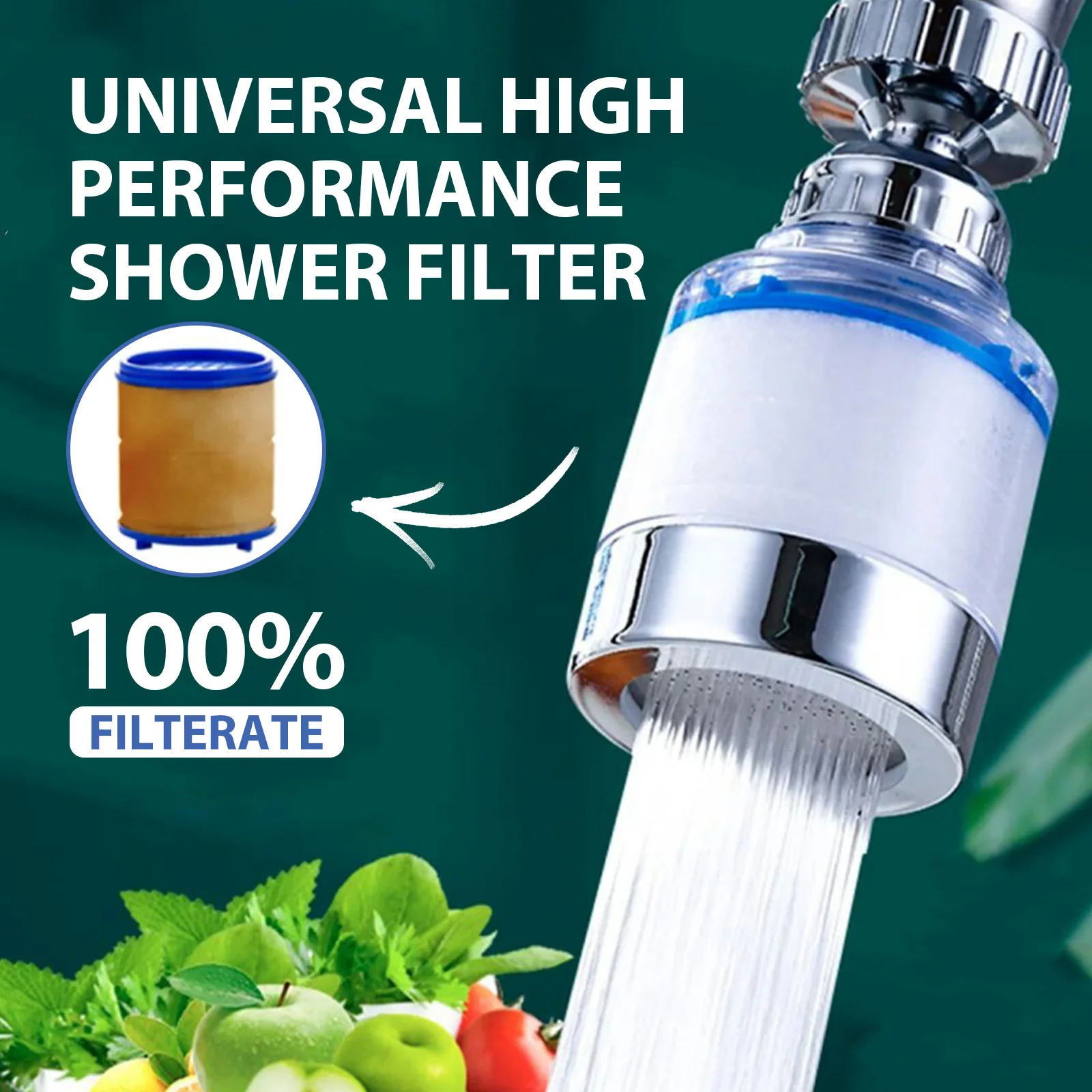 Rotating Head Faucet Filter for Healthier Skin & Hair - Image 14