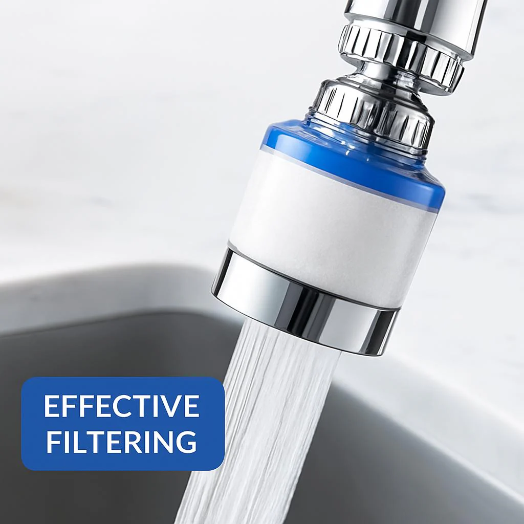 Rotating Head Faucet Filter for Healthier Skin & Hair - Image 7