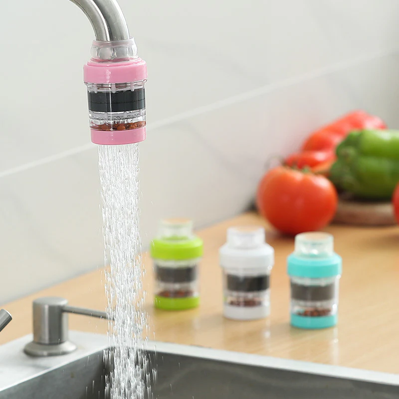 Splash-Proof Pink Faucet Nozzle Water Filter - Image 11