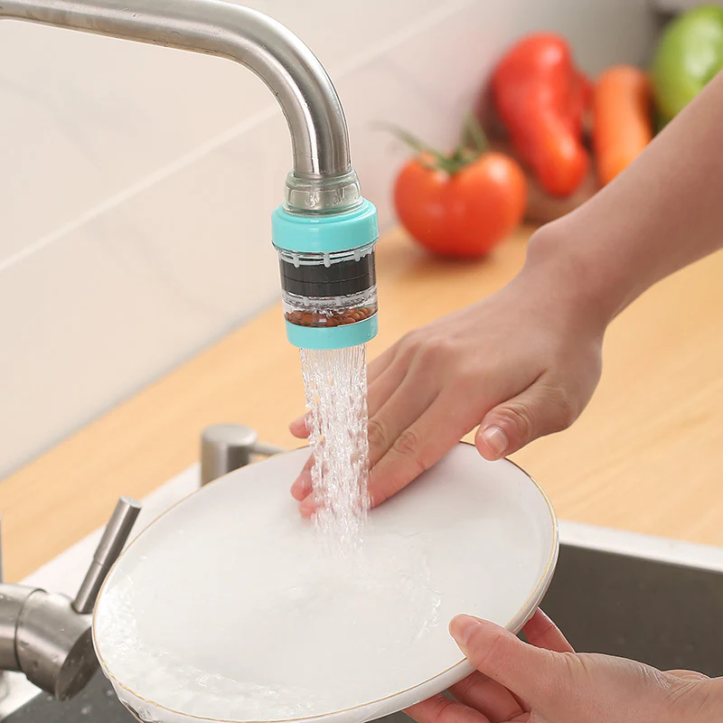 Splash-Proof Pink Faucet Nozzle Water Filter - Image 14