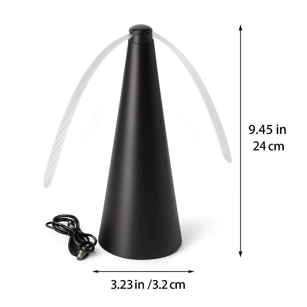 Whisper-Quiet USB Rechargeable Fly-Repellent Fan for Eco-Friendly Pest Control - Image 4