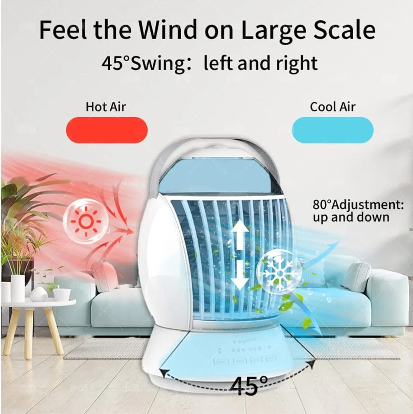 Portable USB-Powered Air Cooler for Energy-Efficient Cooling - Image 12