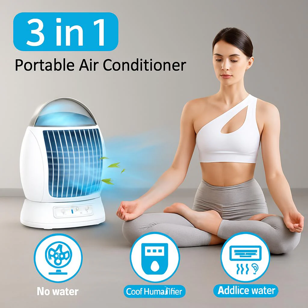 Portable USB-Powered Air Cooler for Energy-Efficient Cooling - Image 4