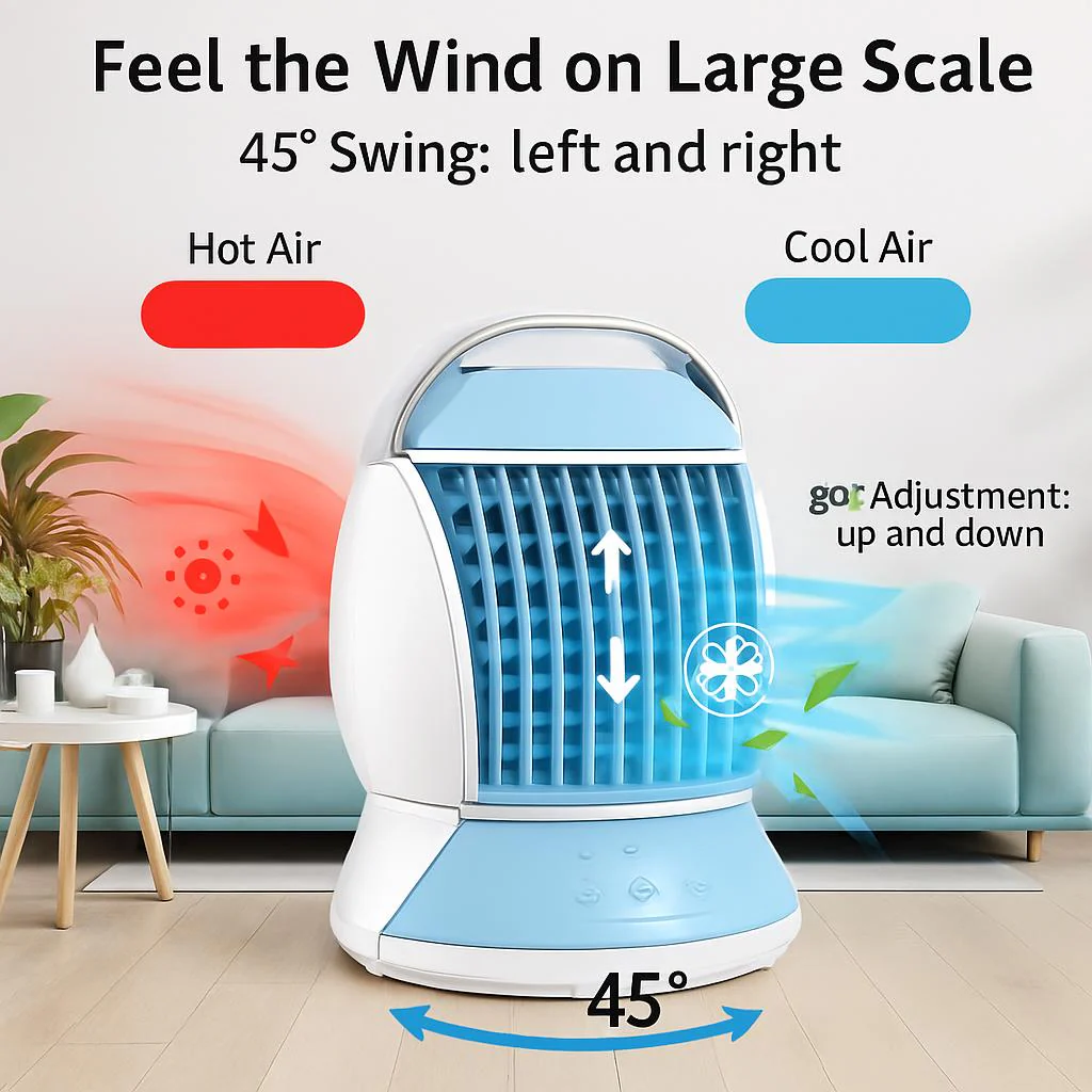 Portable USB-Powered Air Cooler for Energy-Efficient Cooling - Image 5