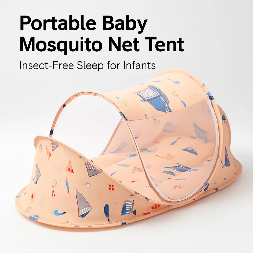 Portable Baby Mosquito Net Tent - Insect-Free Sleep for Infants - Image 12