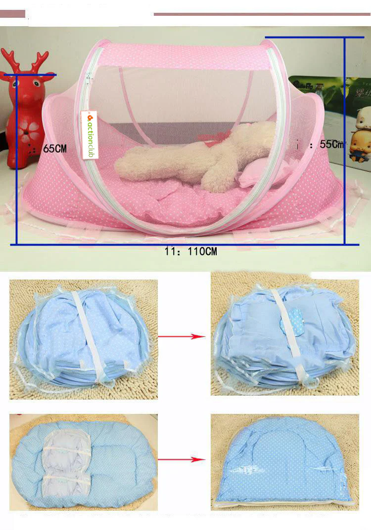 Portable Baby Mosquito Net Tent - Insect-Free Sleep for Infants - Image 16
