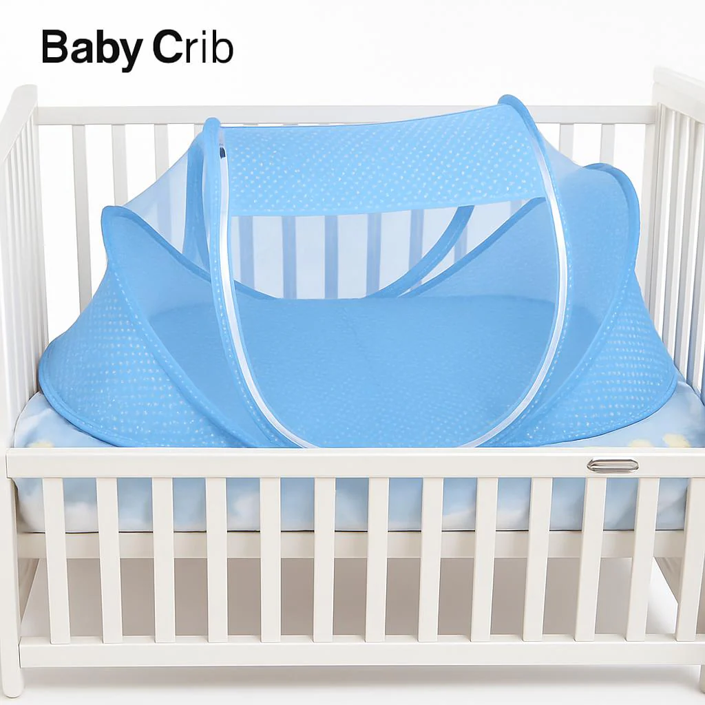Portable Baby Mosquito Net Tent - Insect-Free Sleep for Infants - Image 3
