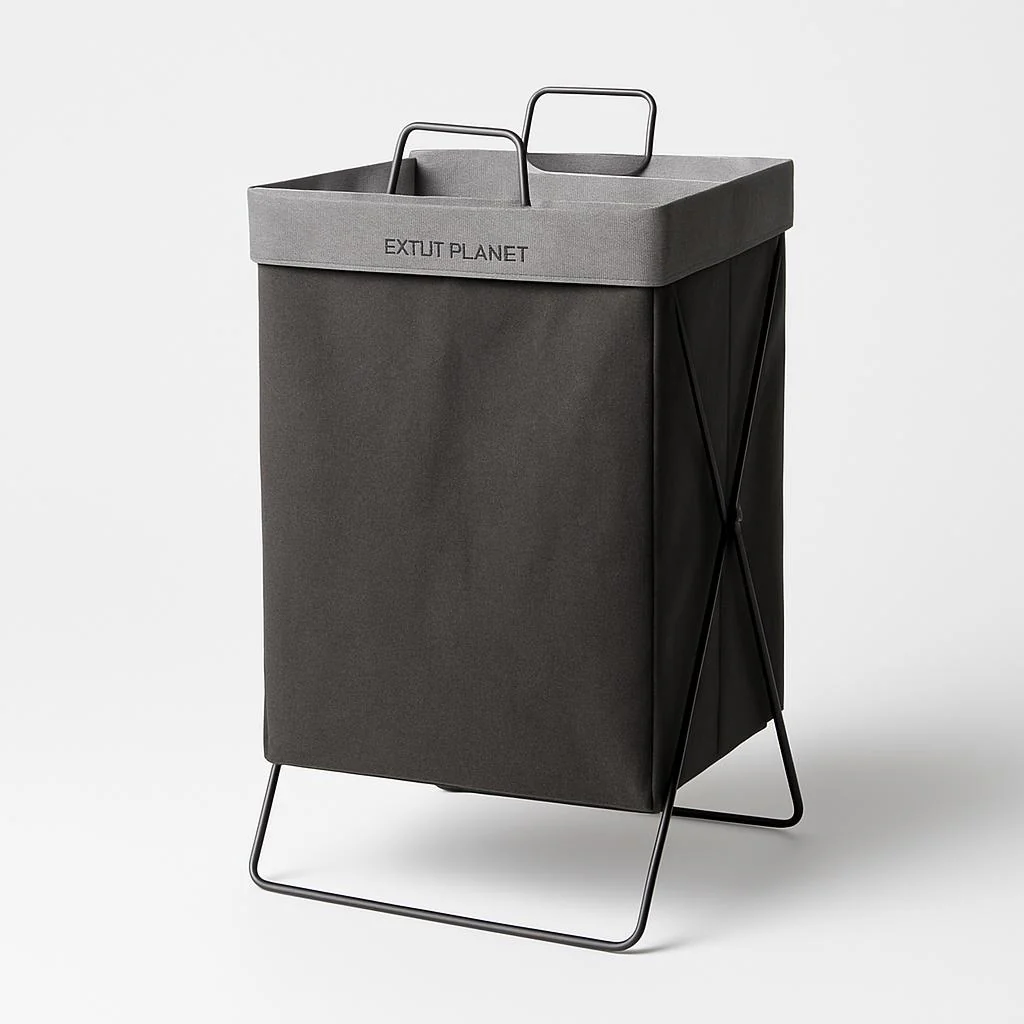 Eco-Friendly Foldable Fabric Laundry Hamper - Image 6