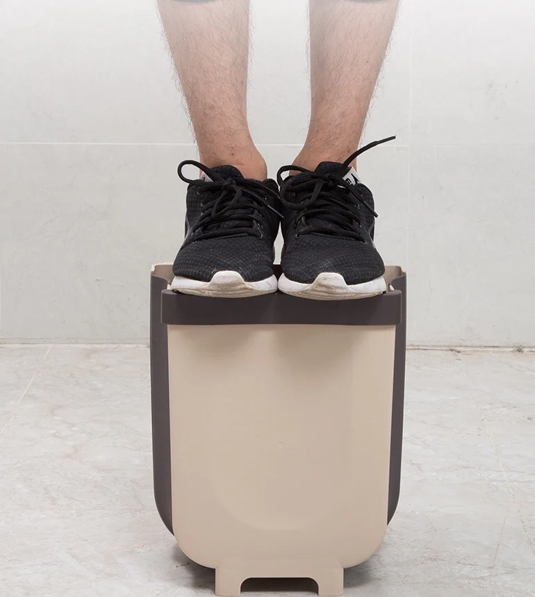 Collapsible Hanging Trash Bin for Kitchen Cabinets - Space-Saving & Eco-Friendly - Image 14