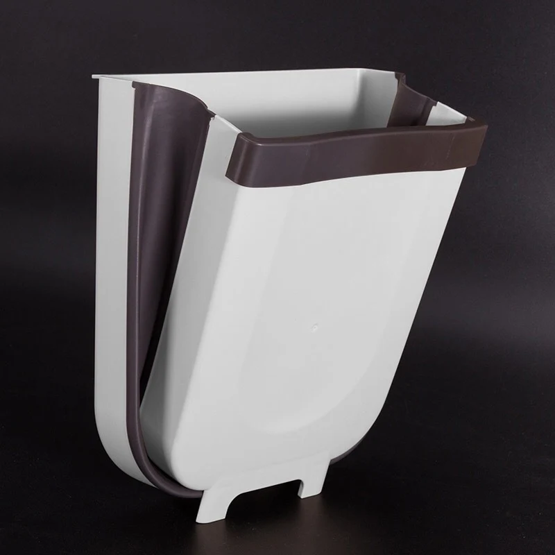 Collapsible Hanging Trash Bin for Kitchen Cabinets - Space-Saving & Eco-Friendly - Image 16