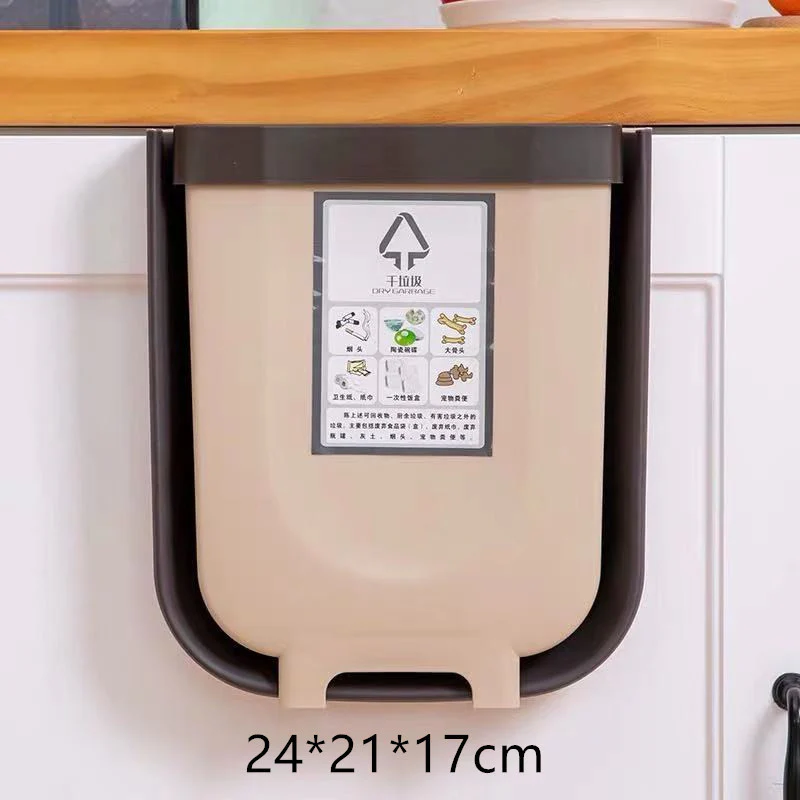Collapsible Hanging Trash Bin for Kitchen Cabinets - Space-Saving & Eco-Friendly - Image 19