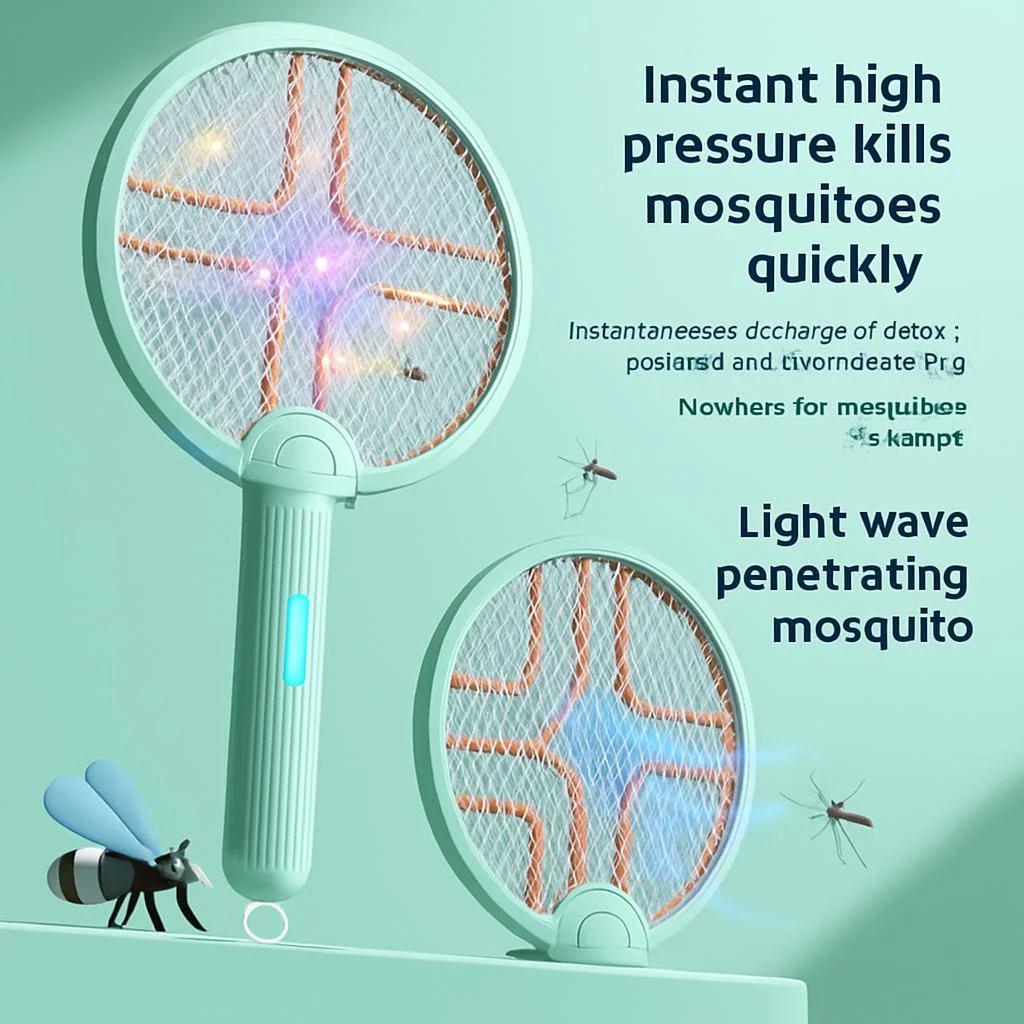Eco-Friendly Electric Mosquito Swatter & Trap - Image 8
