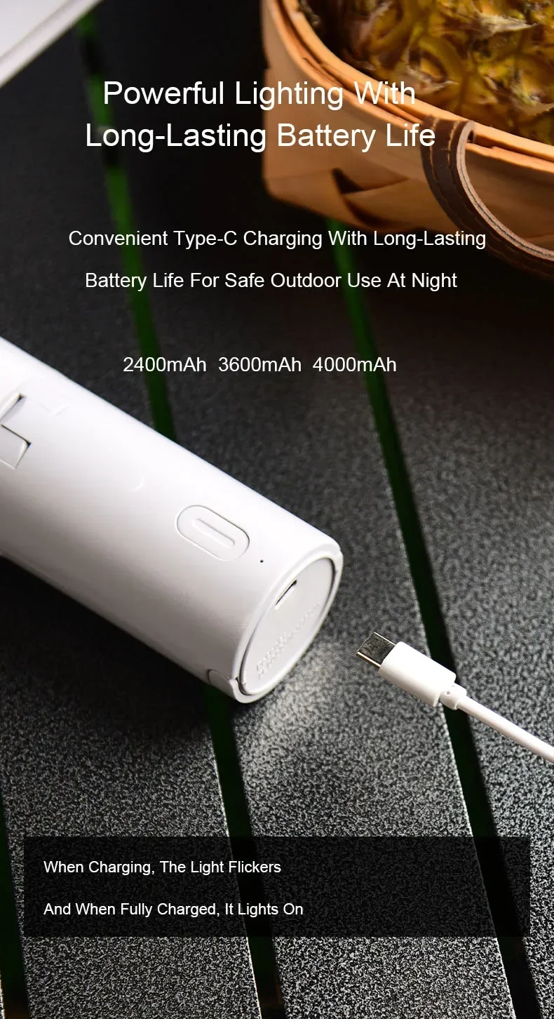 Folding Outdoor Camping Lamp Rechargeable Emergency Lamp High Capacity Lighting Torch Portable Tent Hanging Light Lantern - Image 19