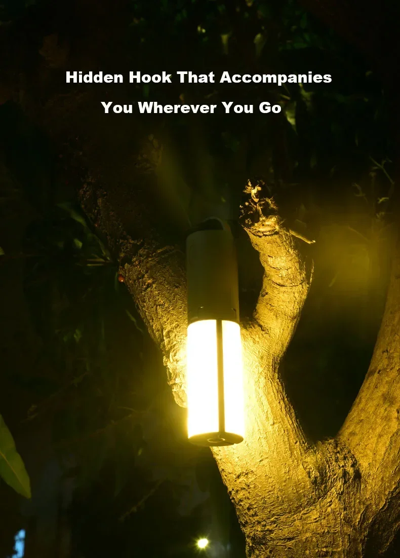 Folding Outdoor Camping Lamp Rechargeable Emergency Lamp High Capacity Lighting Torch Portable Tent Hanging Light Lantern - Image 21