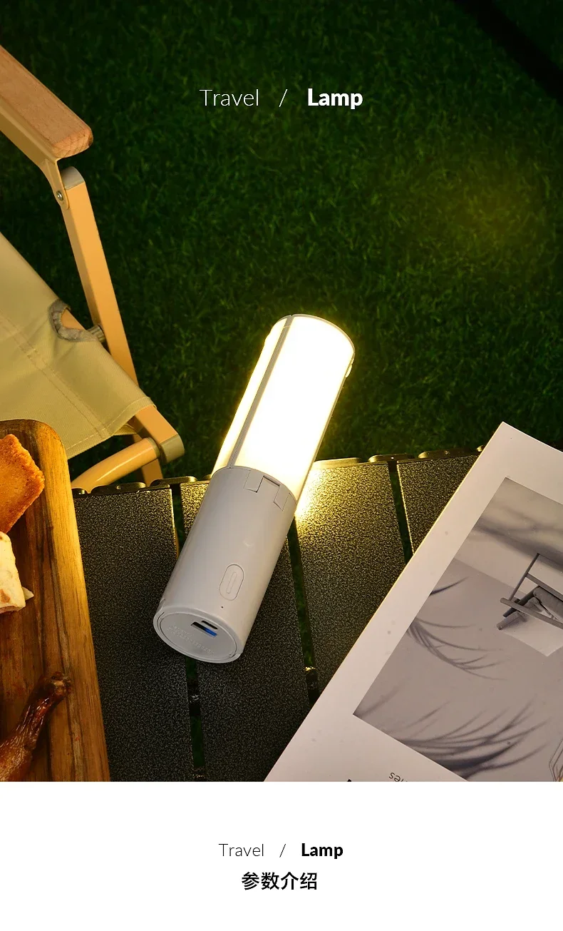 Folding Outdoor Camping Lamp Rechargeable Emergency Lamp High Capacity Lighting Torch Portable Tent Hanging Light Lantern - Image 27