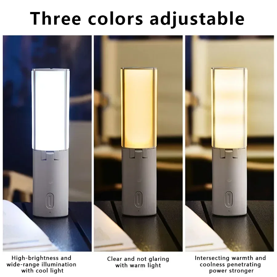 Folding Outdoor Camping Lamp Rechargeable Emergency Lamp High Capacity Lighting Torch Portable Tent Hanging Light Lantern - Image 4