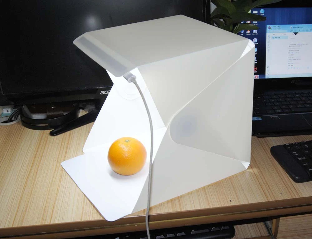 Portable Photo Studio Light Box with Multi-Colored Backdrops - Image 11