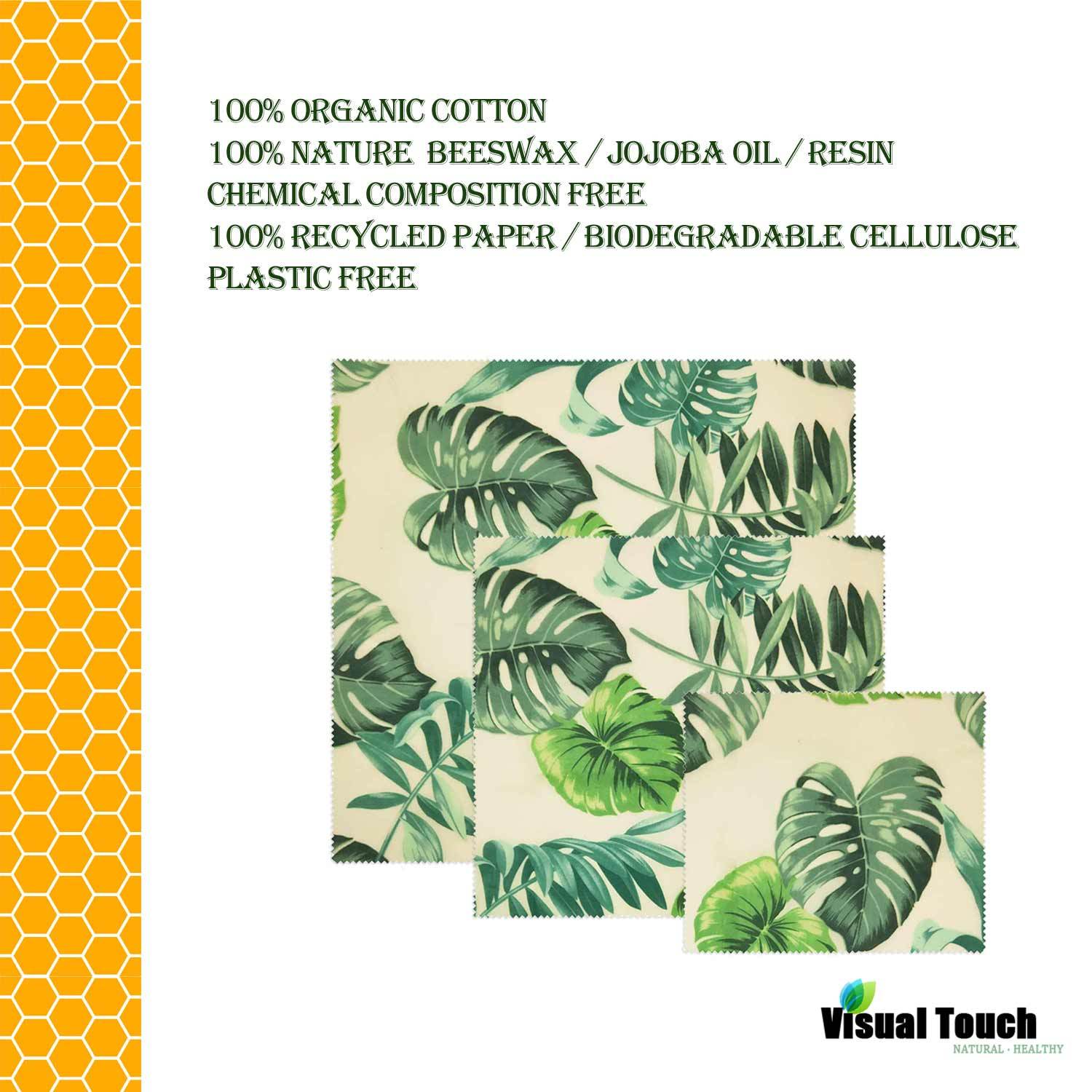 Eco-Friendly Beeswax Food Wraps - Reusable, Biodegradable, Cactus Pattern - Image 7