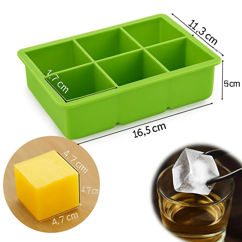 Silicone Ice Cube Tray - Durable, Reusable, Eco-Friendly - Image 4