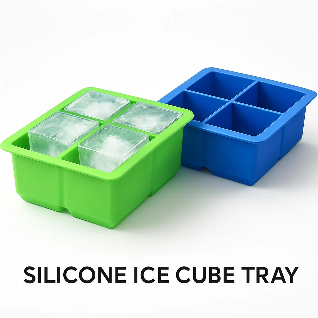 Silicone Ice Cube Tray - Durable, Reusable, Eco-Friendly - Image 6