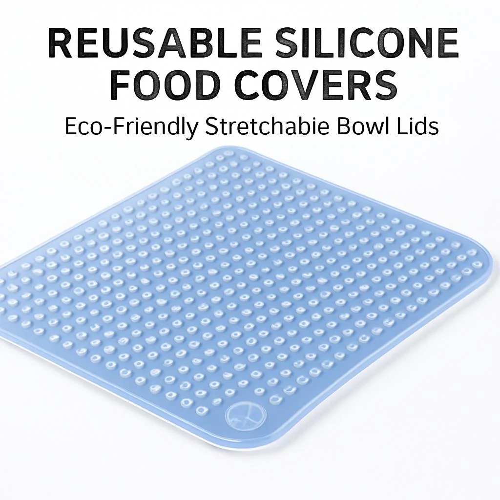 Reusable Silicone Food Covers - Eco-Friendly Stretchable Bowl Lids - Image 3
