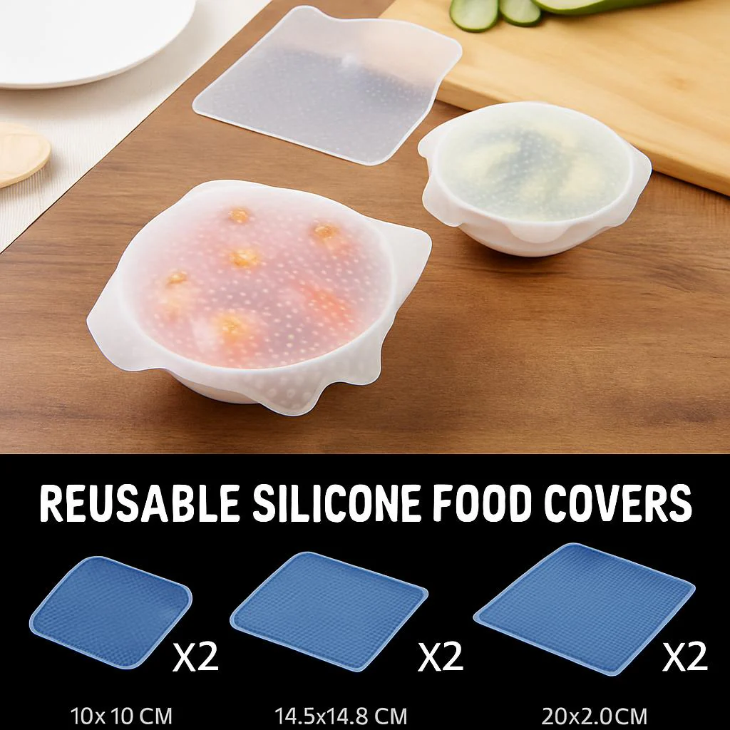 Reusable Silicone Food Covers - Eco-Friendly Stretchable Bowl Lids - Image 9