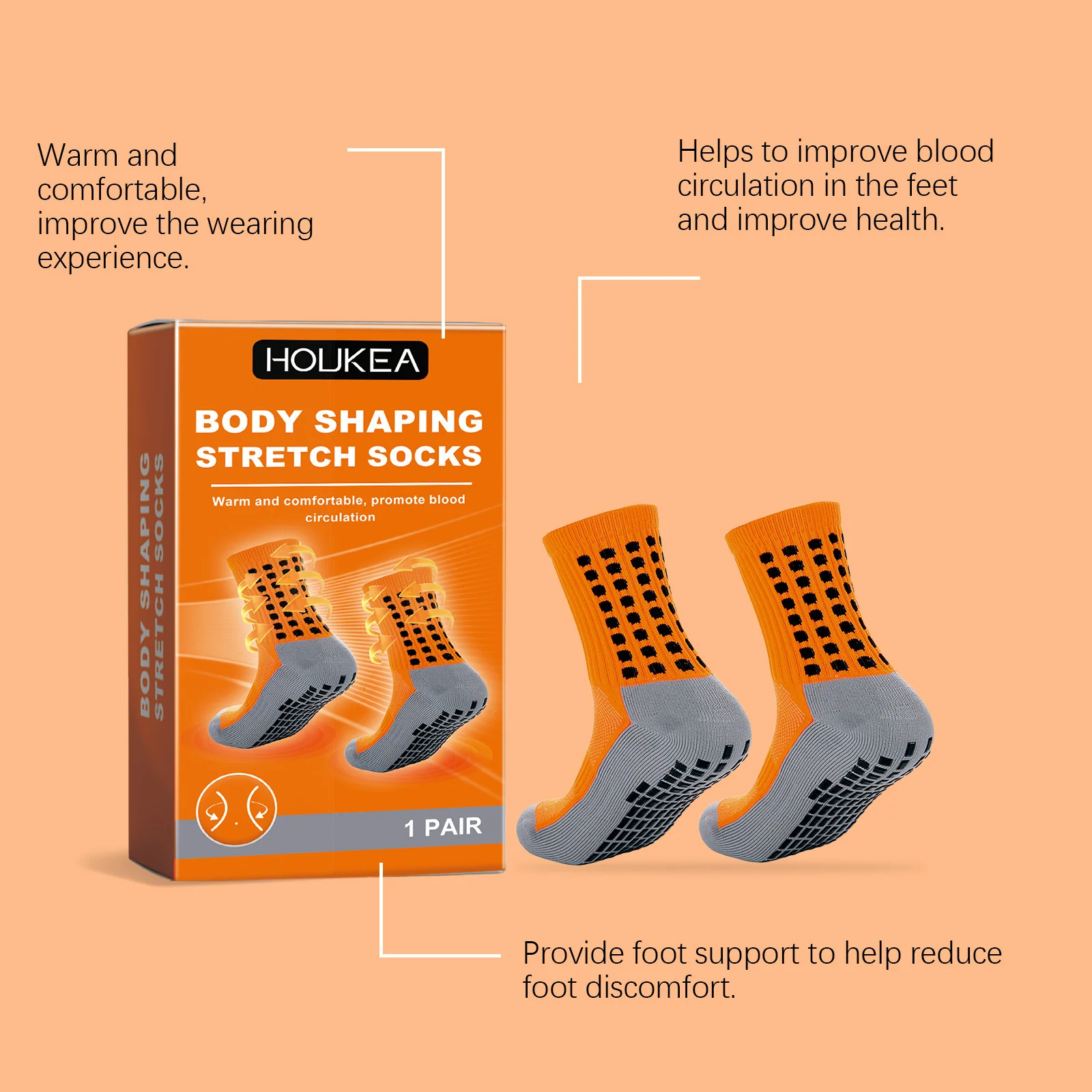 Self-Heating Comfort Massage Socks for Circulation - Image 9