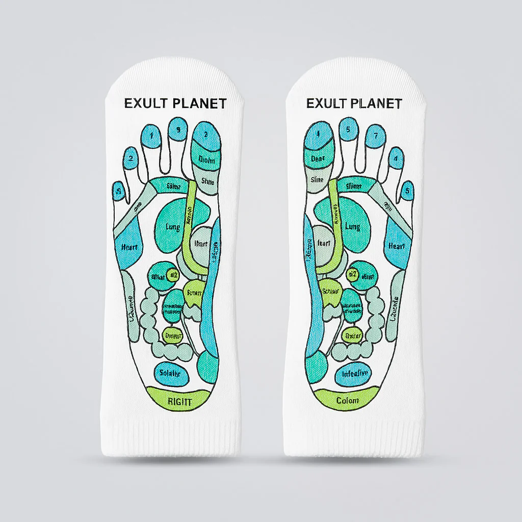 Reflexology Wellness Socks for Holistic Health