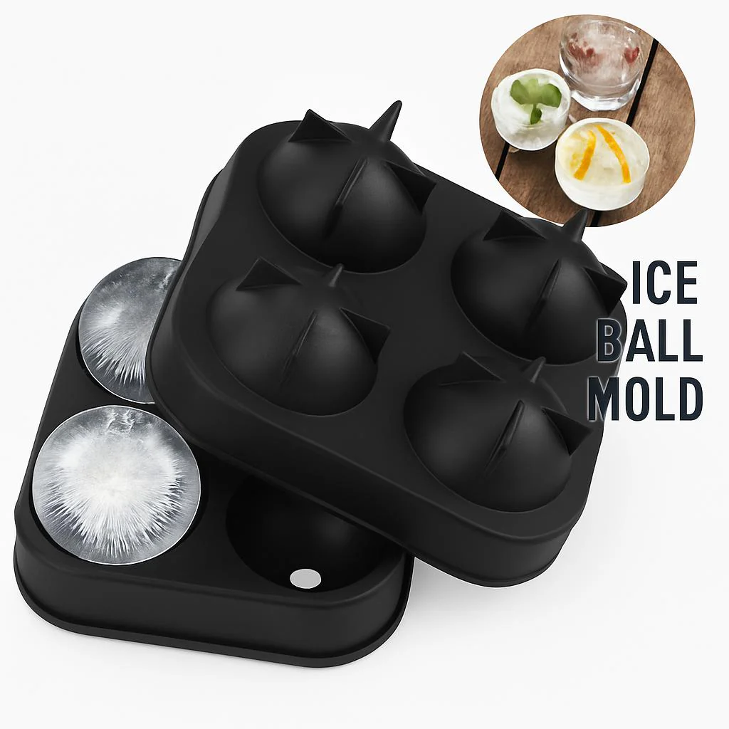Eco-Friendly Silicone Ice Ball Mold - Reusable & Durable - Image 5