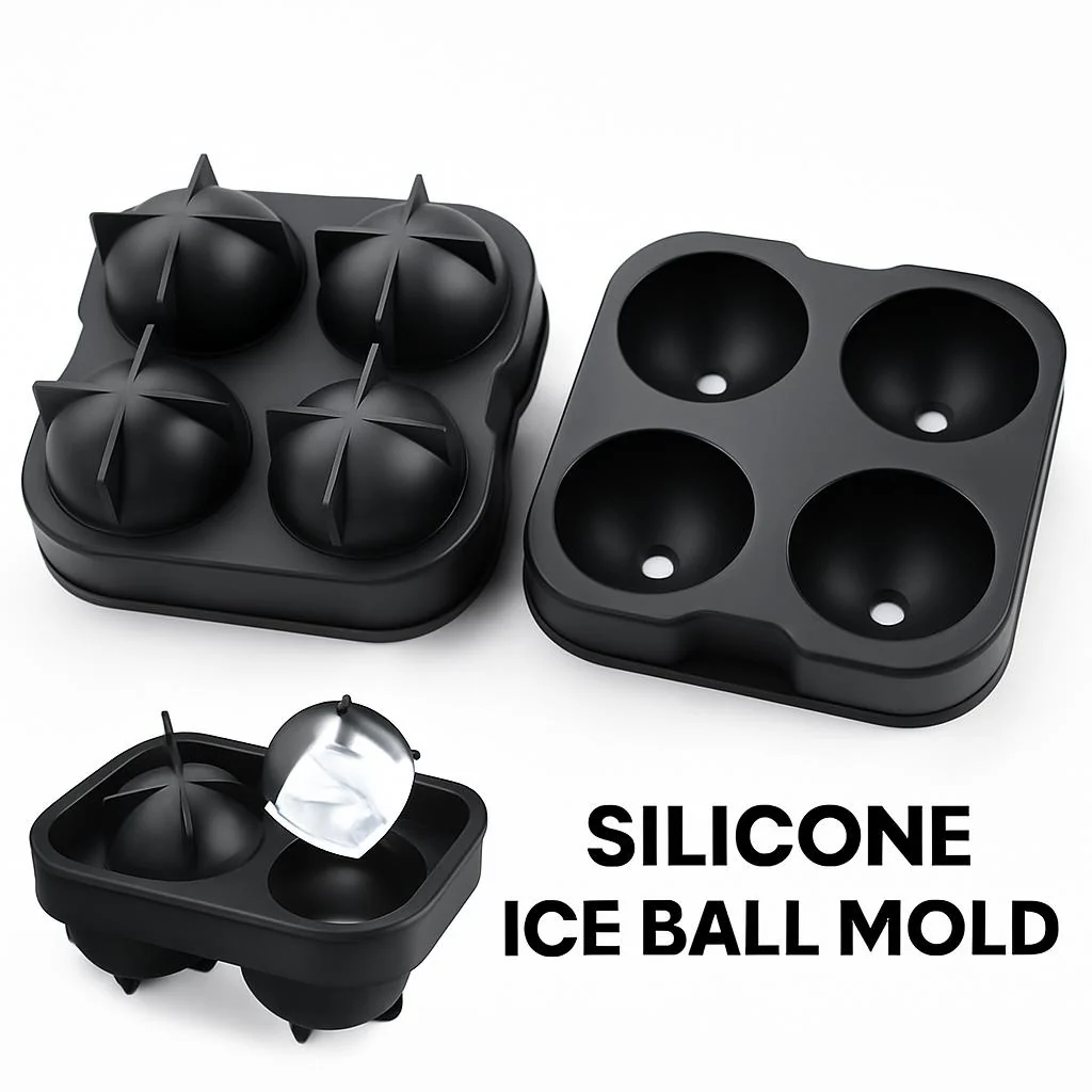 Eco-Friendly Silicone Ice Ball Mold - Reusable & Durable - Image 6