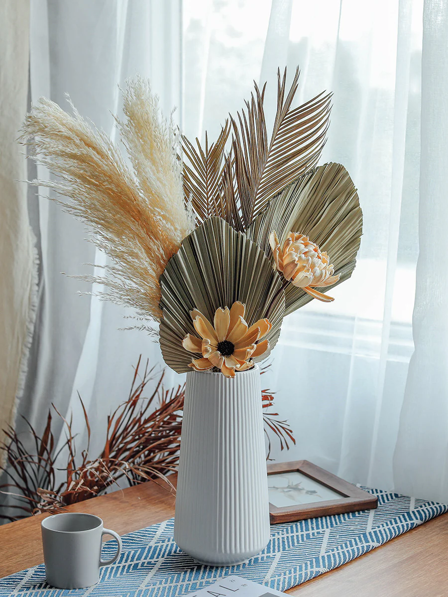 Natural Dried Fructose Dragon Blood Palm Fan Leaves – Boho Wedding & Home Décor - Image 11