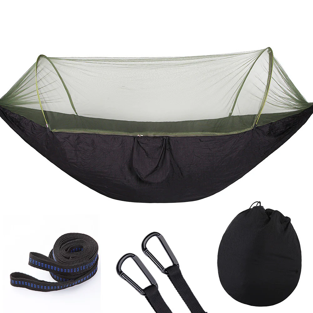 Eco-Friendly Quick-Open Hammock with Mosquito Net - Image 3