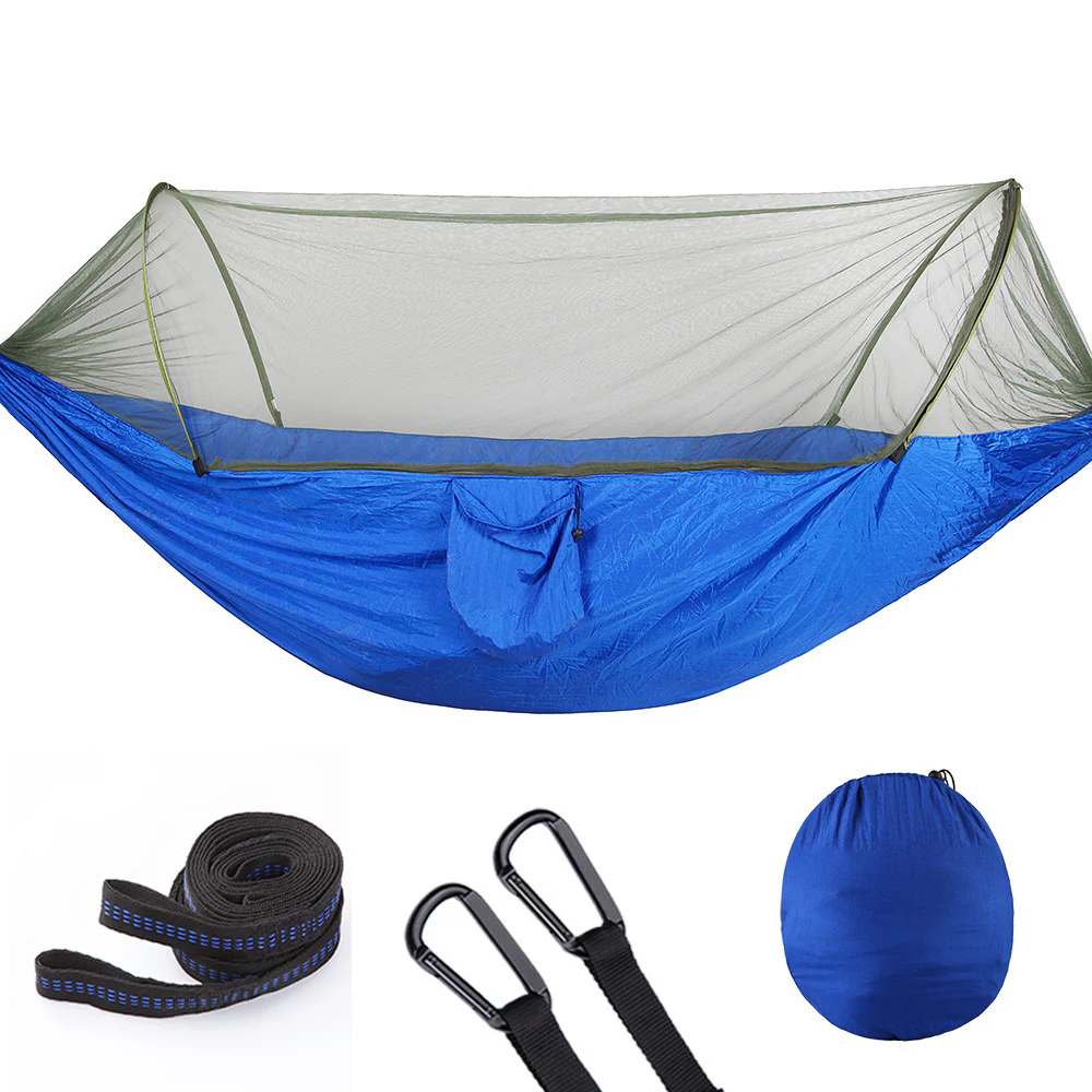 Eco-Friendly Quick-Open Hammock with Mosquito Net - Image 4