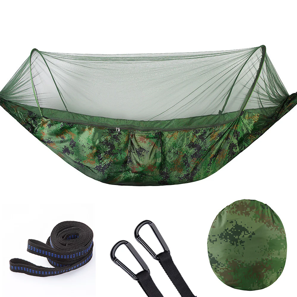 Eco-Friendly Quick-Open Hammock with Mosquito Net - Image 6