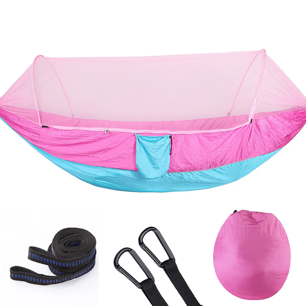 Eco-Friendly Quick-Open Hammock with Mosquito Net - Image 9