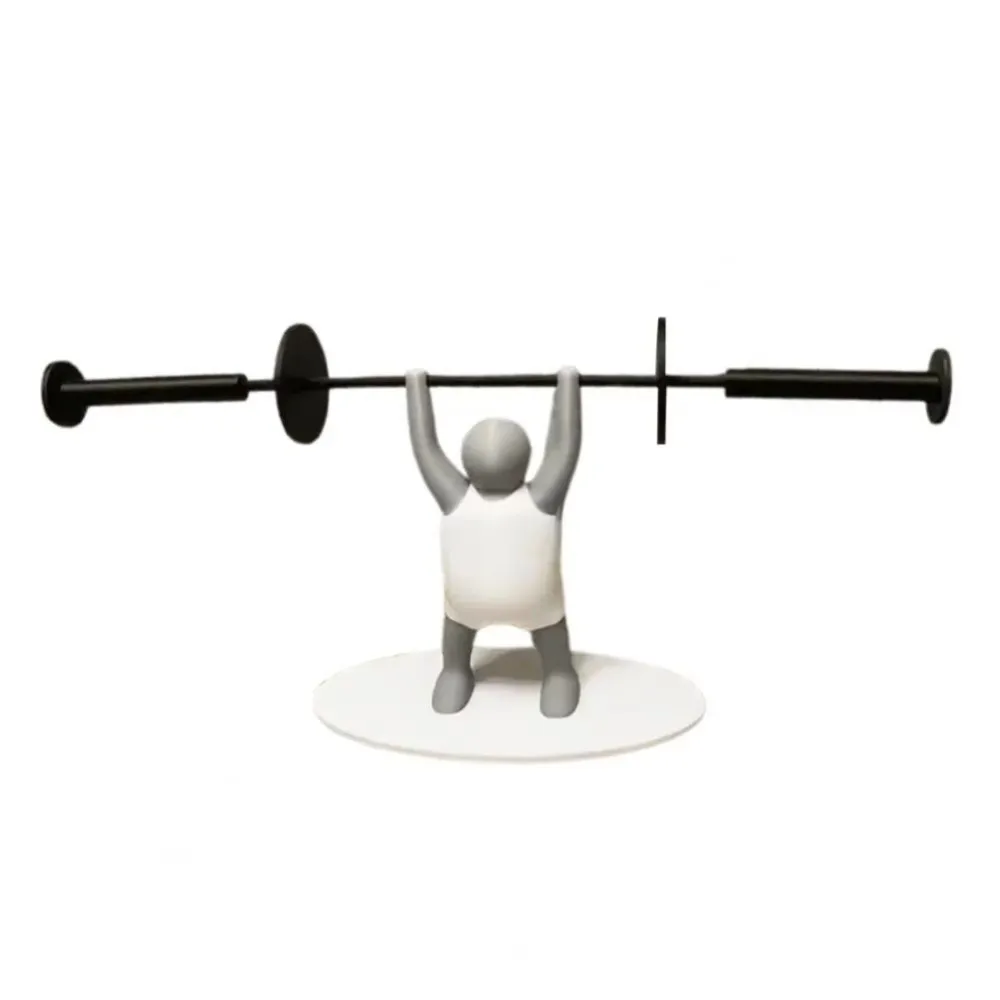 Funny Weightlifter Toilet Roll Holder Space Saving Plastic 3D Printed Toilet Paper Rack Fitness Themed - Image 13