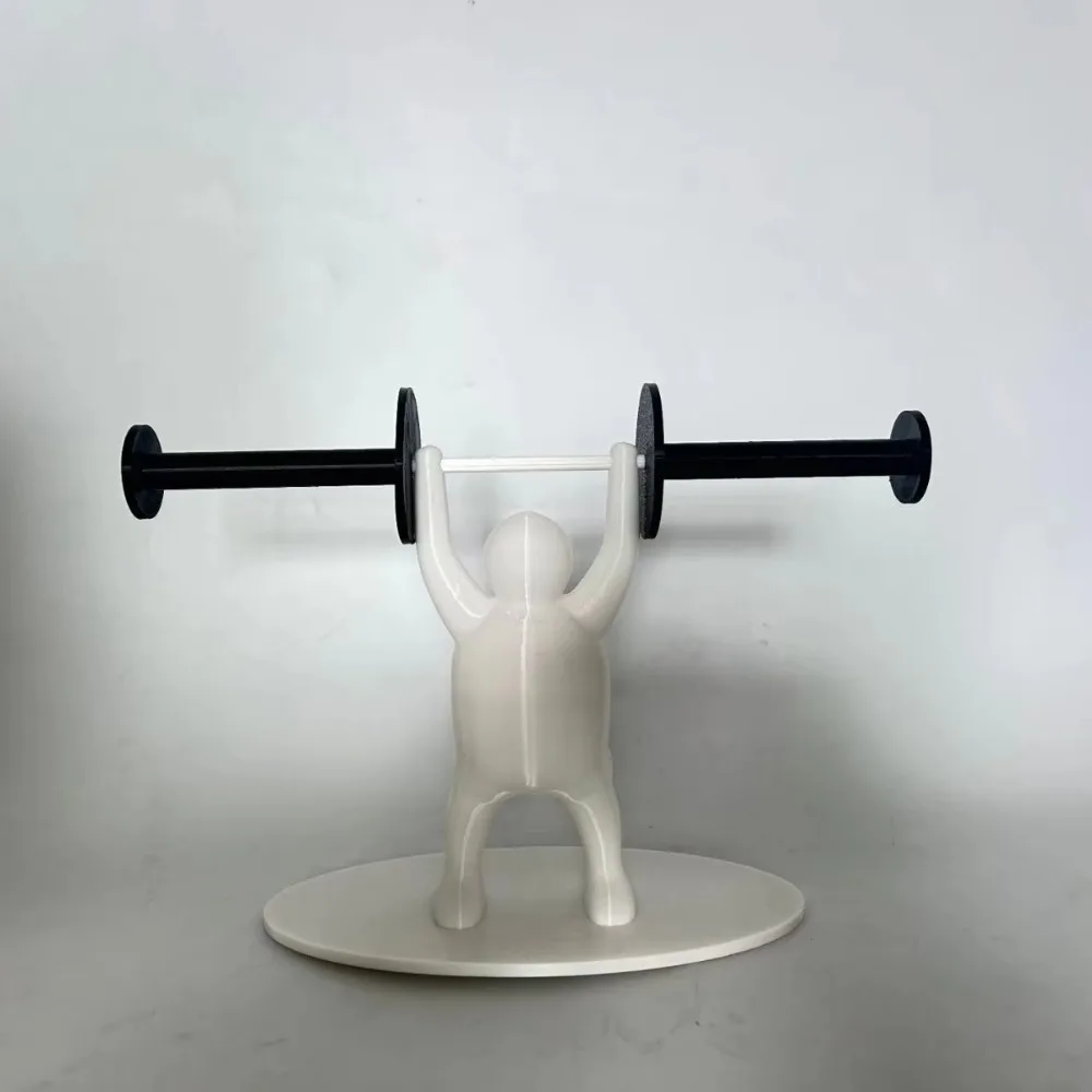 Funny Weightlifter Toilet Roll Holder Space Saving Plastic 3D Printed Toilet Paper Rack Fitness Themed - Image 15