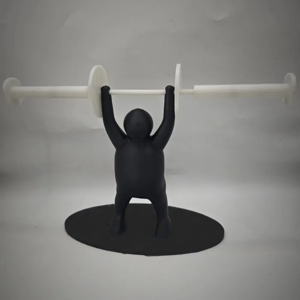 Funny Weightlifter Toilet Roll Holder Space Saving Plastic 3D Printed Toilet Paper Rack Fitness Themed - Image 16