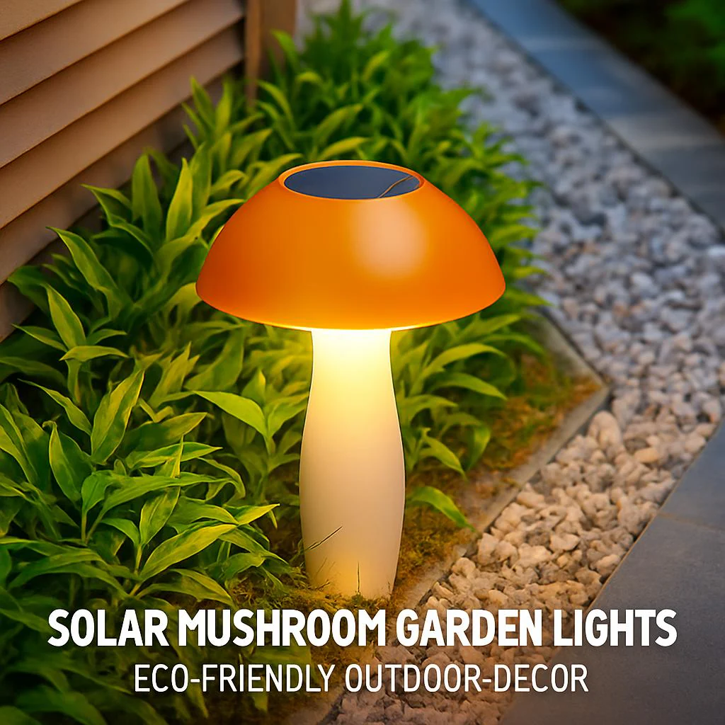 Solar Mushroom Garden Lights - Eco-Friendly Outdoor Décor - Image 4