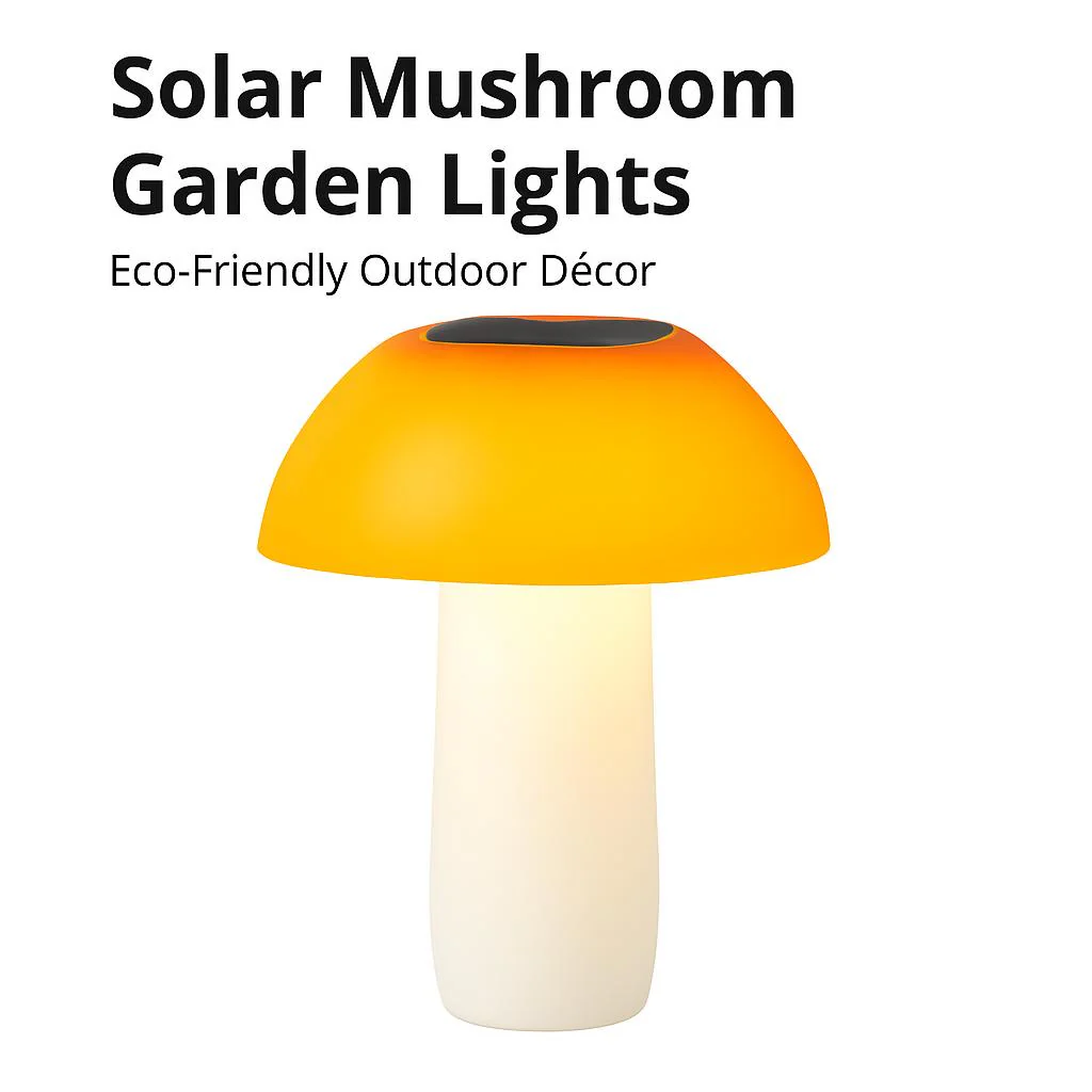 Solar Mushroom Garden Lights - Eco-Friendly Outdoor Décor - Image 5