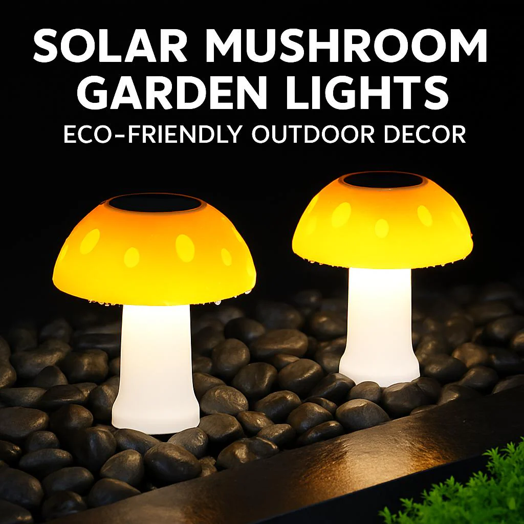 Solar Mushroom Garden Lights - Eco-Friendly Outdoor Décor - Image 6