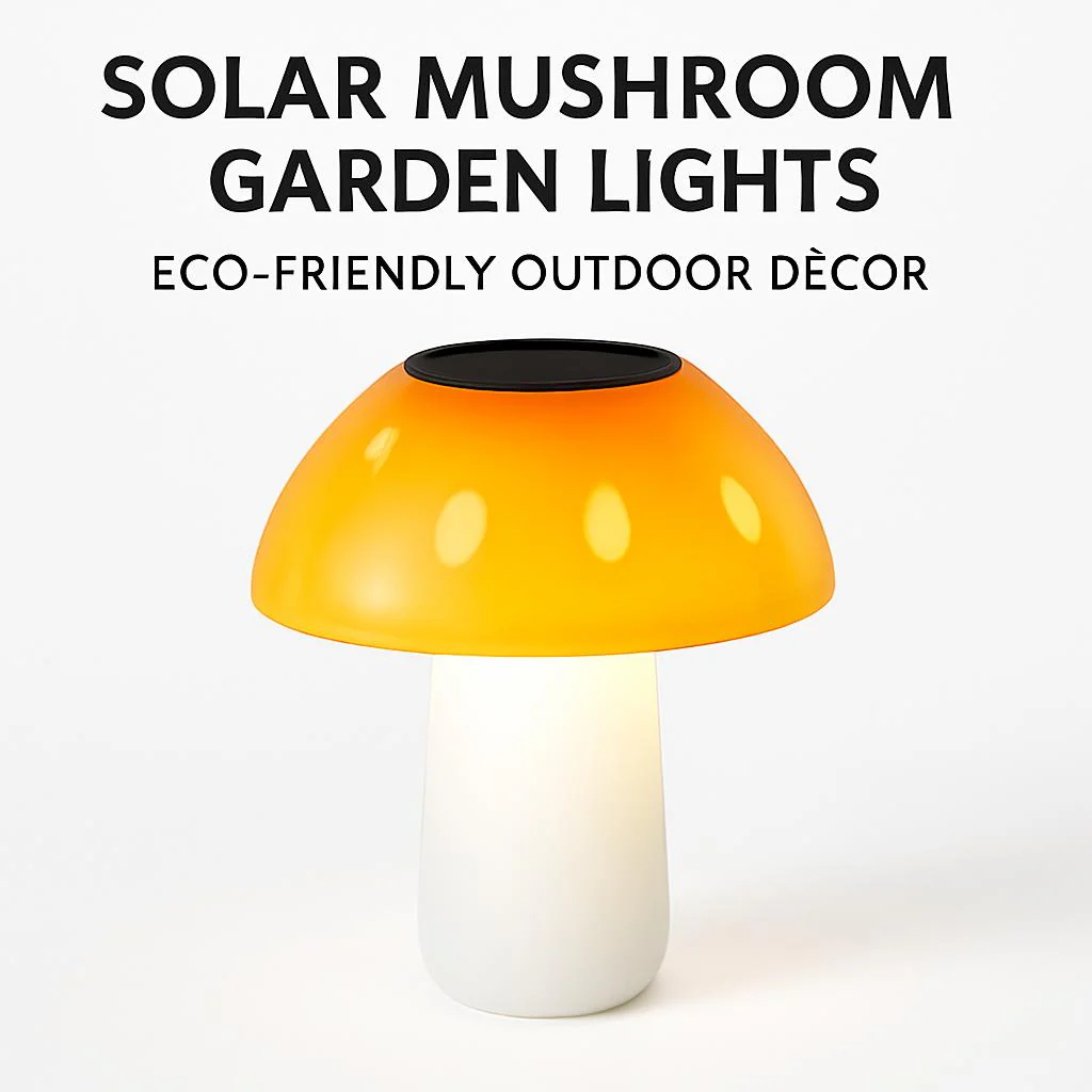 Solar Mushroom Garden Lights - Eco-Friendly Outdoor Décor - Image 8