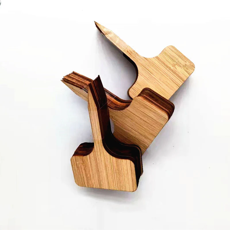 Eco-Friendly Geometric Wooden Hooks for Home Organization - Image 8