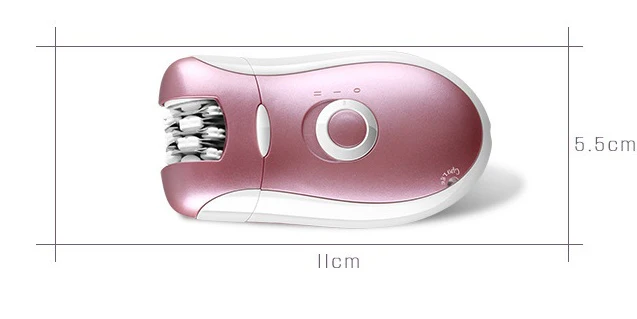 Eco-Friendly Rechargeable Electric Shaver for Women - Pink & White - Image 15