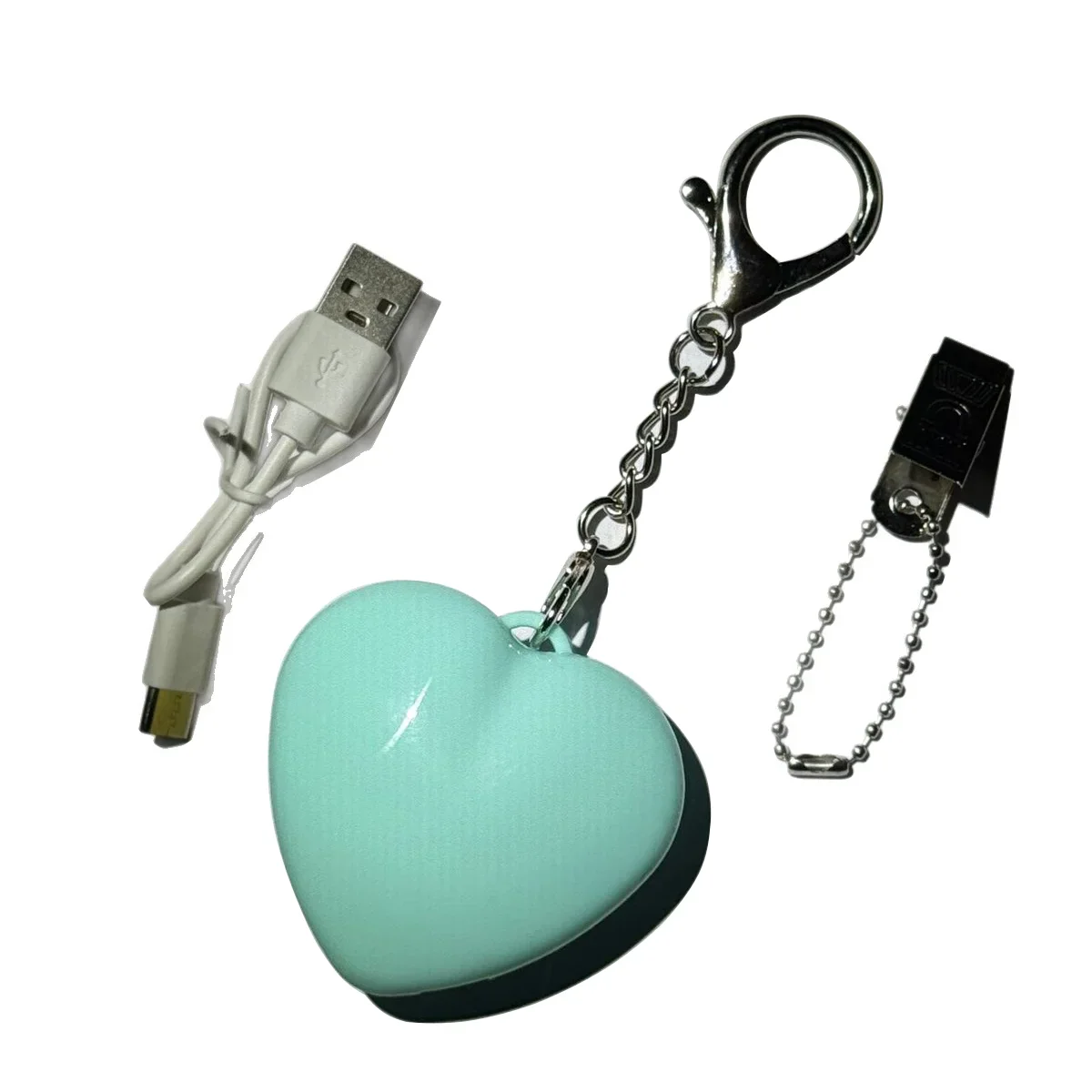 Glow Heart Light Rechargeable Purse Light Touch-Sensitive Heart Cloud Shaped LED Bag Lamp Women USB Charging Compact Wallet Ligh - Image 10